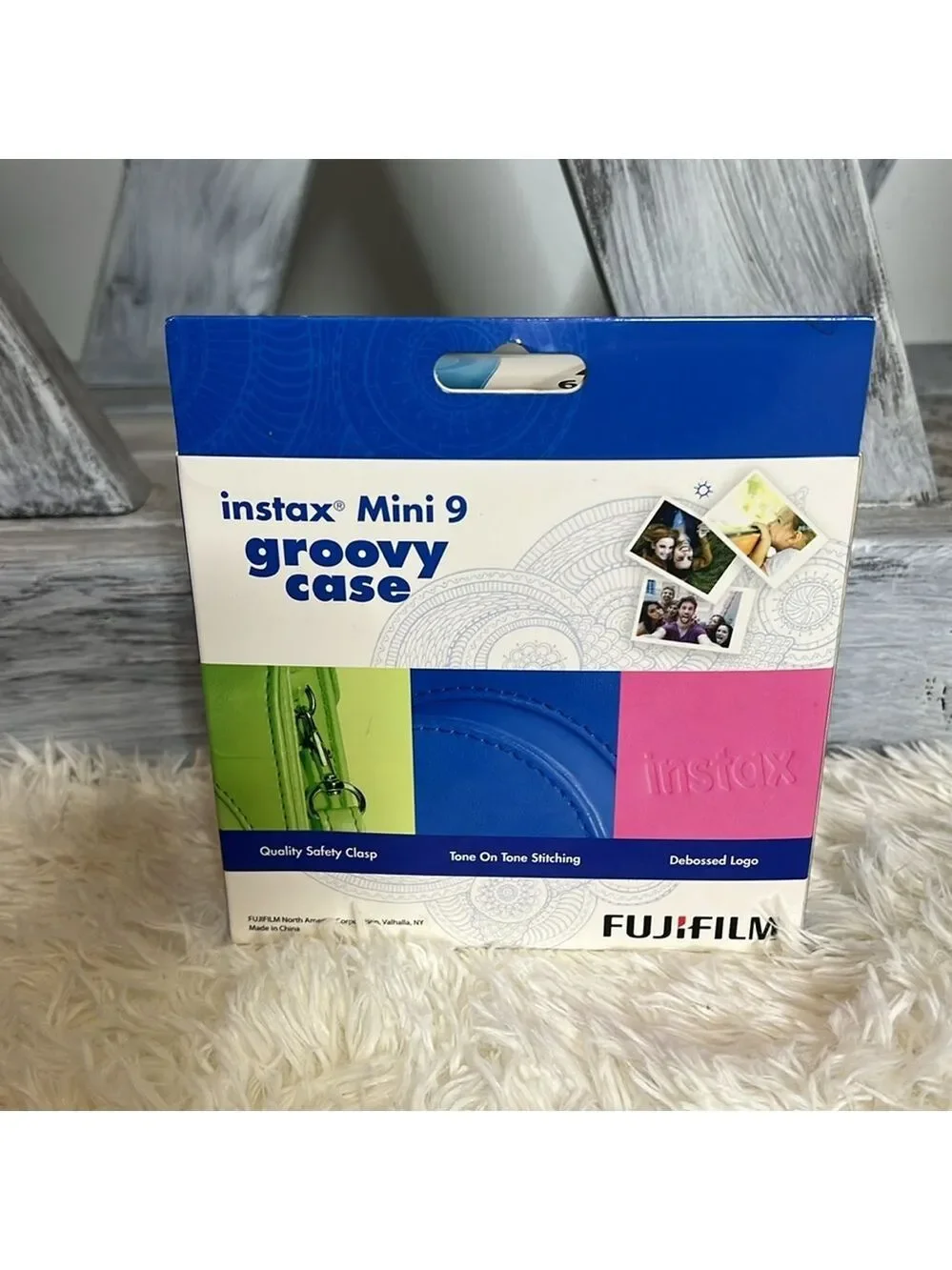 Fujifilm Groovy Camera Case for Instax Mini 9, Smokey White